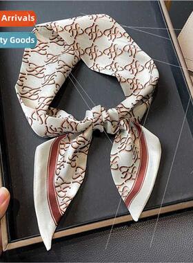 New geometric pattern twill fashion neckerchief spring fall