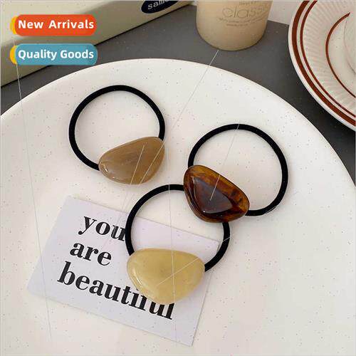 Korea new premium sense niche acrylic hair band triangle hai