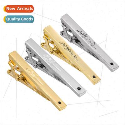 Men high-grade gold-plated diamond-encrusted rose flower tie