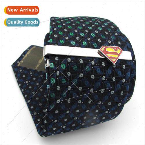 Pure copper metal Marvel series superhero red superman tie c