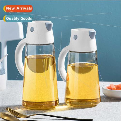 Glass oil jug leak-proseasoning bottle kchen soy sauce bottl