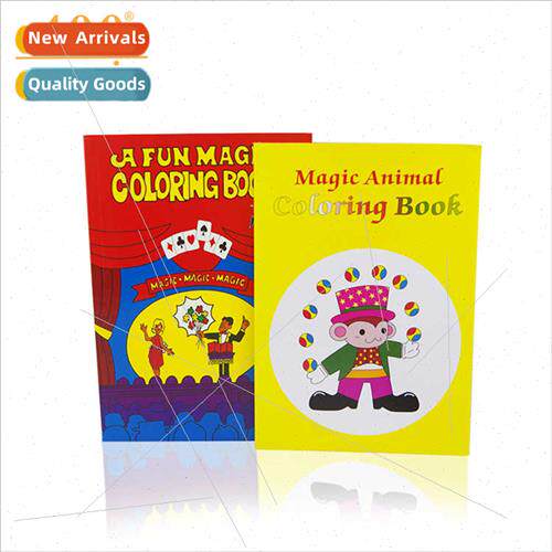 Magic cartoon book medium yellow red color changing cartoon