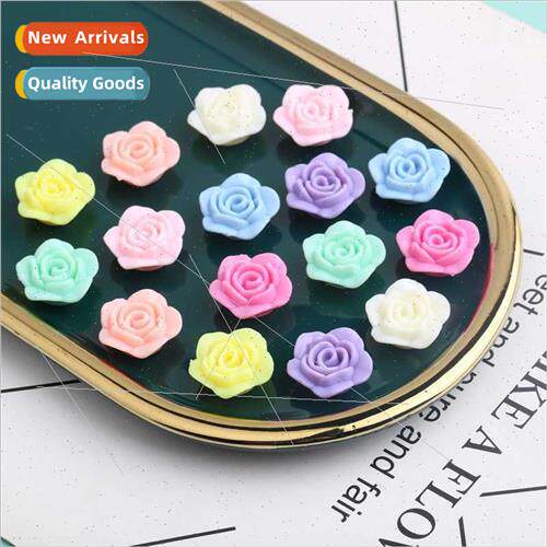 Acrylic DIY handmade beading materials weaving flat bottom r