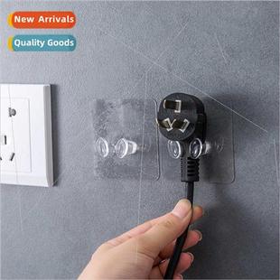 Socket power cord storage sticky hooks plug hooks kchen key