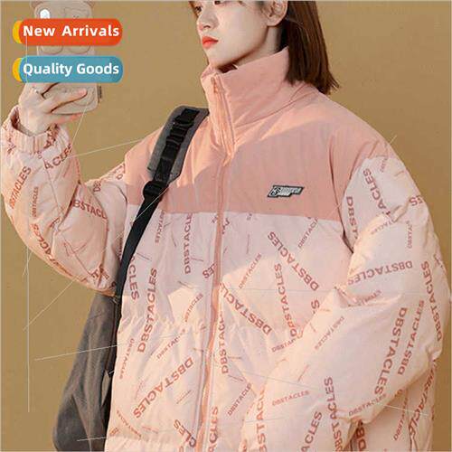 couple stand-up collar cotton jacket men  winter new HK Japa
