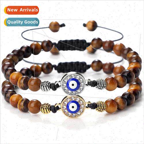 devil eye loose beads bracelet blue eyes water drop wh diamo
