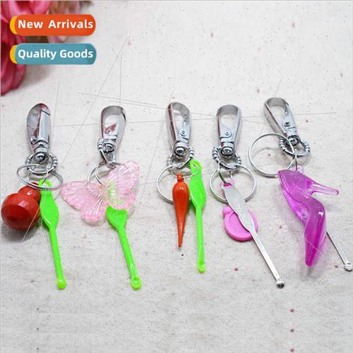 1   keychain set jianghu  6 mixed flowers