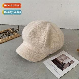 Brish retro autumn cap beret female tongue Octagonal duck