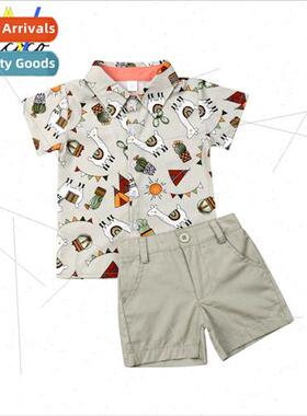 Kid Summer T Shirt Shorts Toddler Clothes  Kids Baby Boy