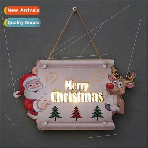 New Christmas decorations door sign led lights party party n