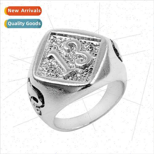 Europe Uned States punk jewellery alloy casting 13 numbers r