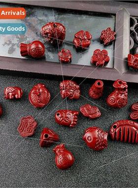 Purple golden sYuanbao blessed bag jewelry beaded accessorie