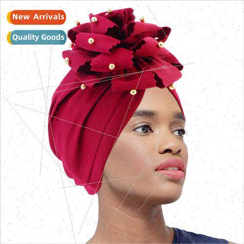 African wind air cotton three-dimensional large flowers turb