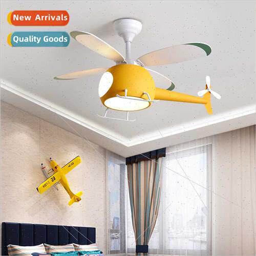 Kids fan light ceiling fan light bedroom room 2023 new Scand