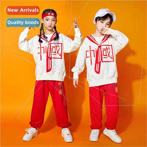 Childrens cheerleading permance clothes Chinese  elementary