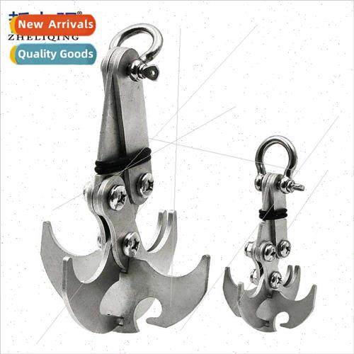Stainless Steel Survival Folding Tackle Hooks Climbing Heavy