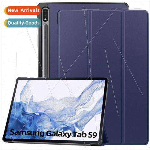 适用2023 Samsung Tab S9 Tablet Case tabS9 11 inch Tri-fold C