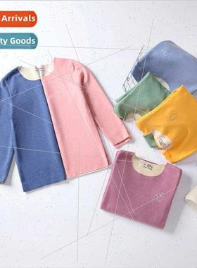 Autumn winter children thermal underwear set padded de baby