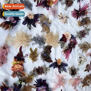 hat can accessories flowers stick decorative Korean