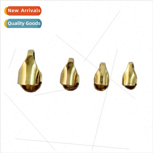 au585K gold leather rope first set simple diy jewelry small