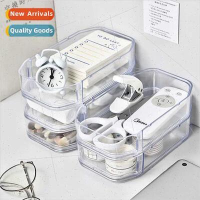 Stackable Desktop Miscellaneous Box Cosmetic ery Organizer