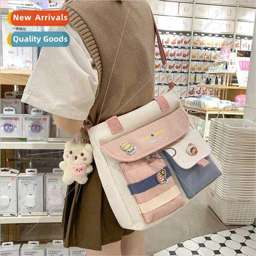 High-color handbag book bag new large-capacy cute crossbody
