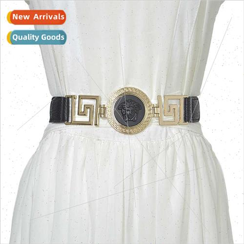 Europe classic old man head elastic waistband hundred beauti