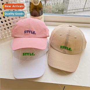 cap sunscreen baseball Alphabet dry tongue quick duck