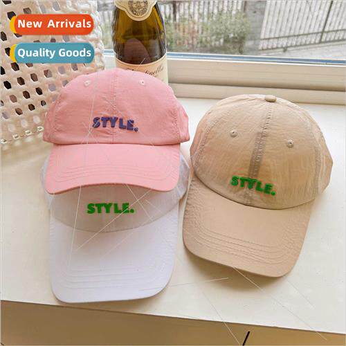 Alphabet duck tongue cap sunscreen baseball cap quick dry fa