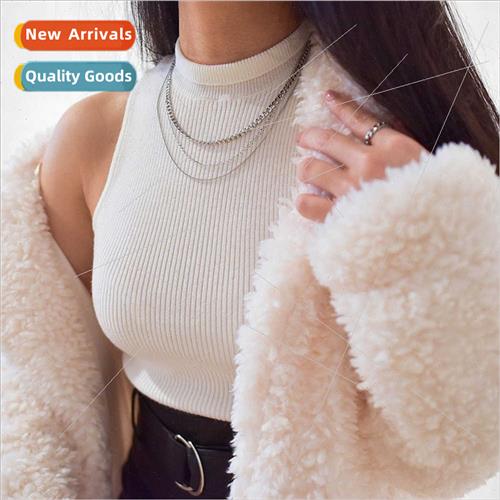 Europe fashion cool hip cool metal punk chain Hundreds overl