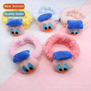 ins wash face Korea band cute hair cartoon super