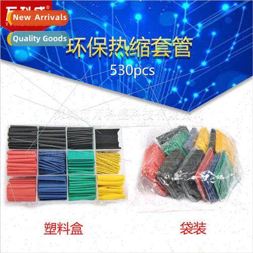 530pcs environmental protection heat shrinkable tubing heat