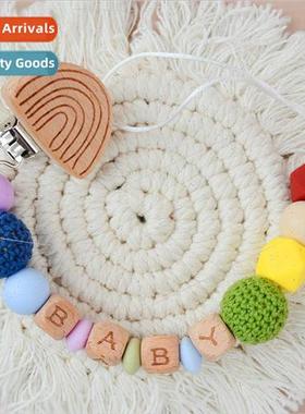 Baby Products Materny Products Rainbow Beechwood Clip Teethe