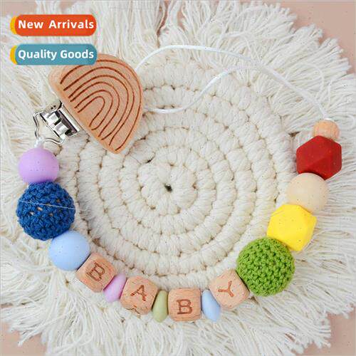 Baby Products Materny Products Rainbow Beechwood Clip Teethe