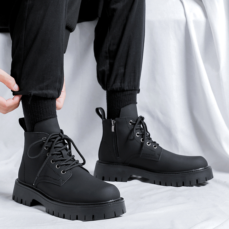 简梵登英伦风马丁靴男款2023新款