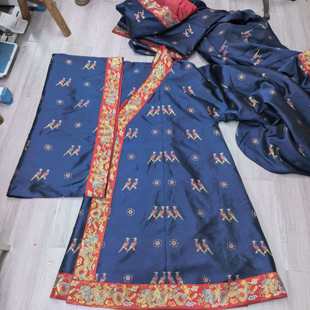 朝云明制原创女款复原婚服仿妆花翟鸟翟衣礼服款