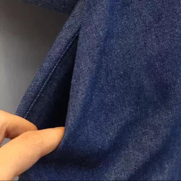 Chemise fille à manche longue en toile - Ref 2085002 Image 4