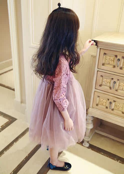 Robe enfant en mélange - Ref 2043548 Image 3