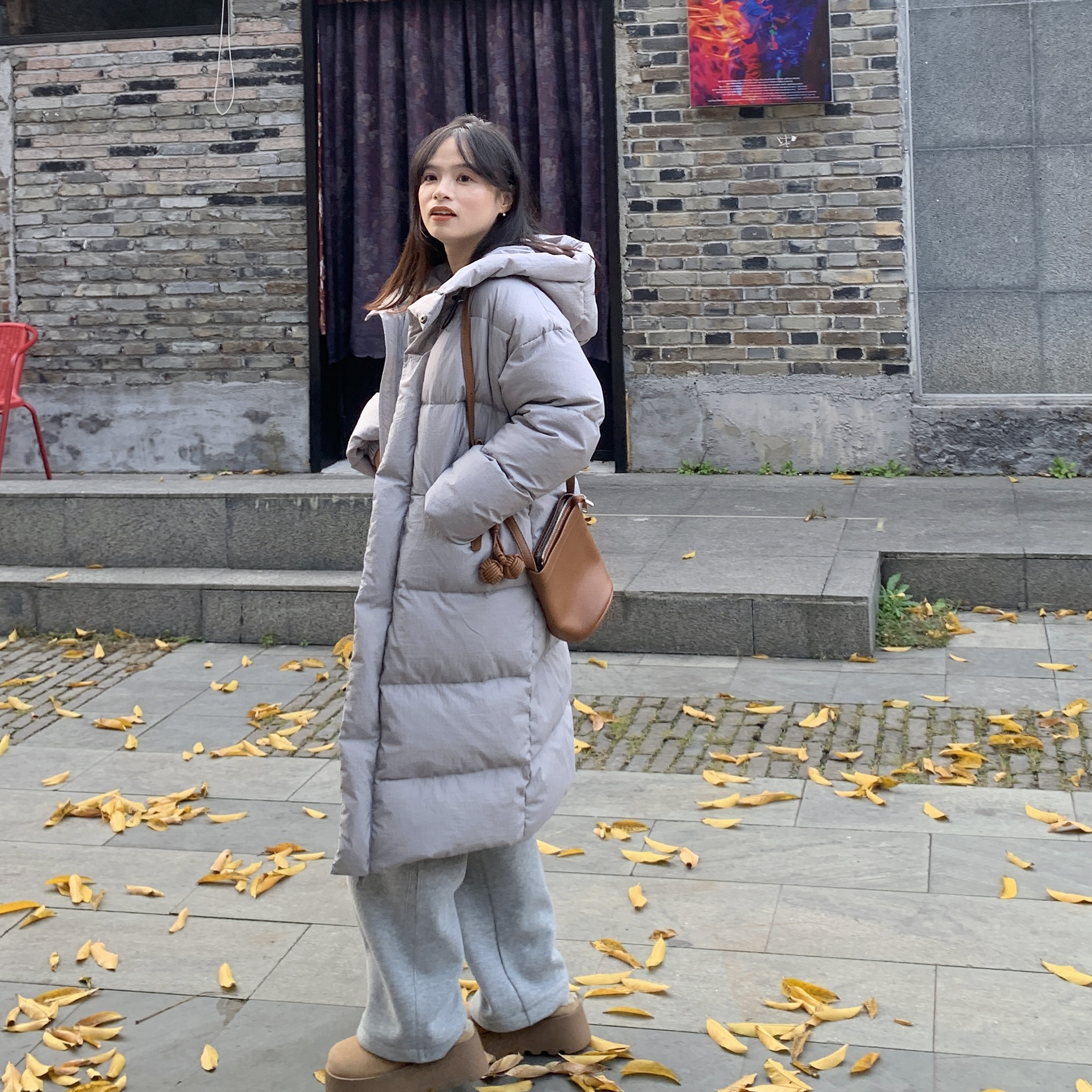 PERRY自制小个子长款羽绒服