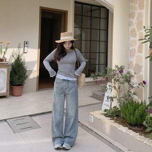 PERRY自制小个子爆闪亮晶晶砖石牛仔裤 小码50xxs