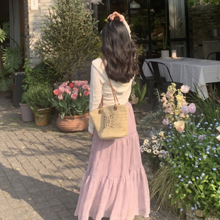 xxs 新款 PERRY自制小个子紫色压褶蛋糕裙小码 150春季