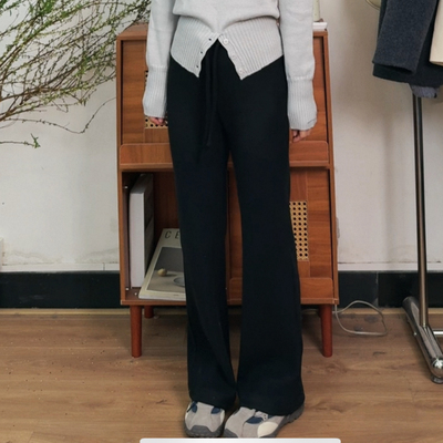 小个子直筒裤小码150cm喇叭微喇裤