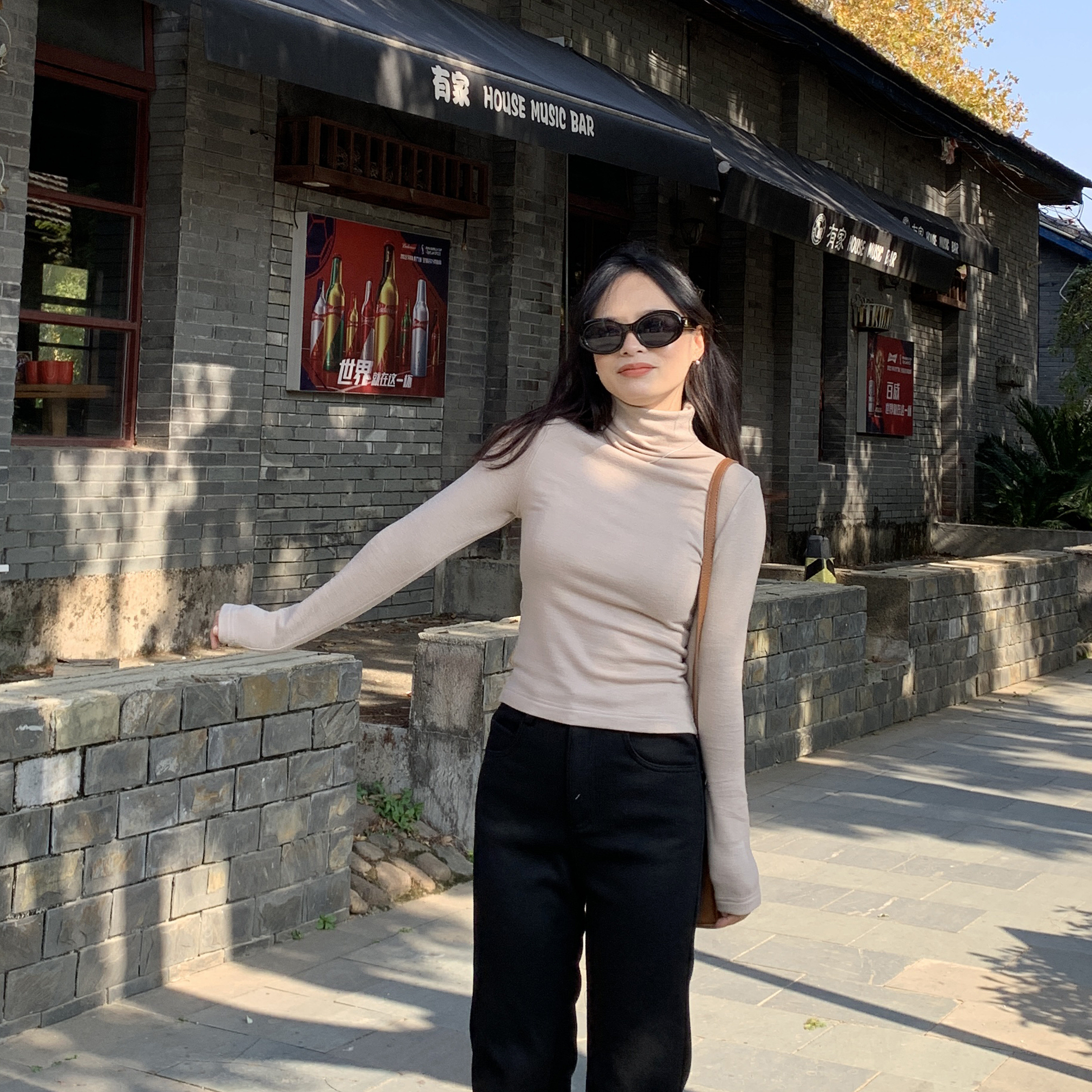 PERRY自制小个子堆堆领保暖小码150xxs