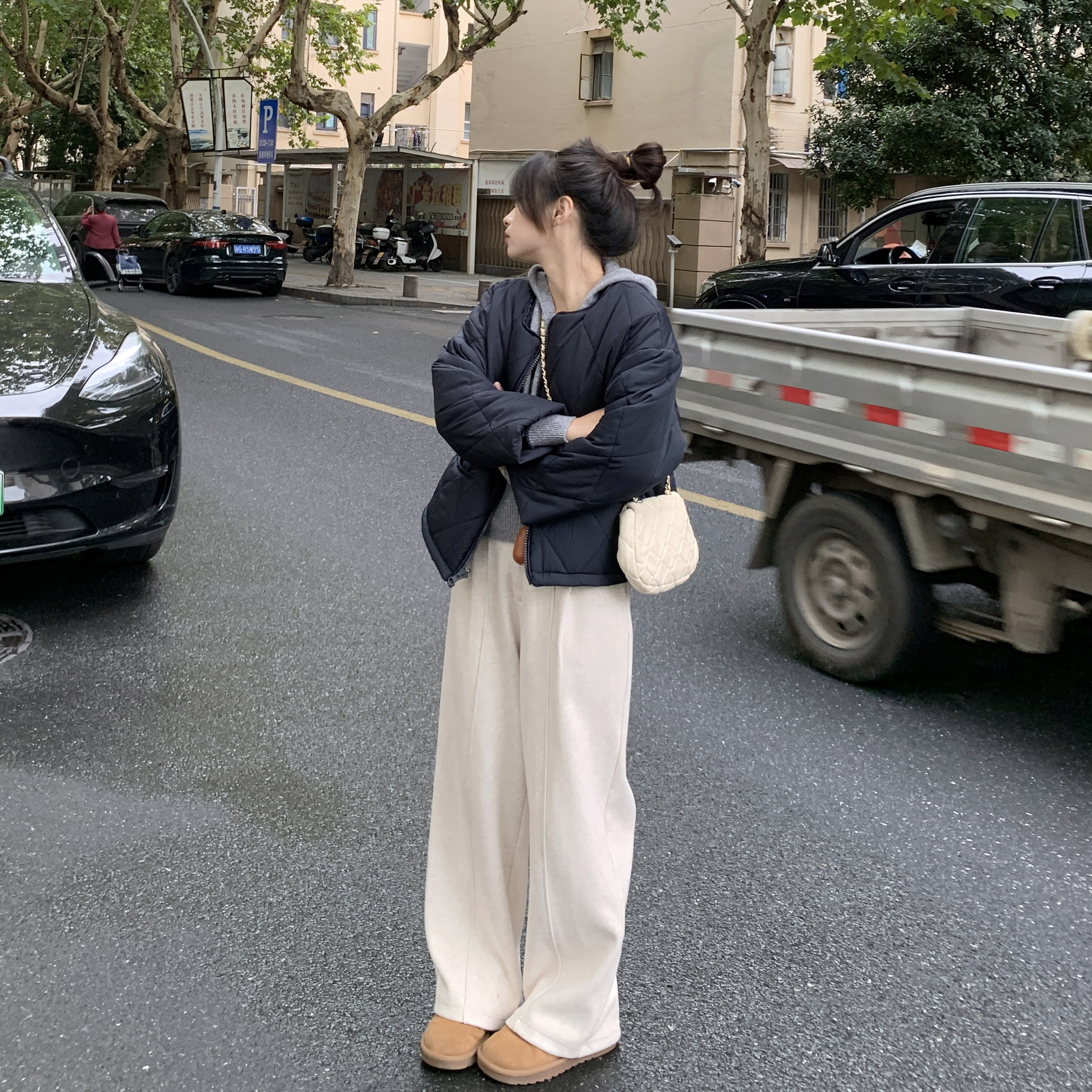 自制小个子10o全羊毛宽松两色