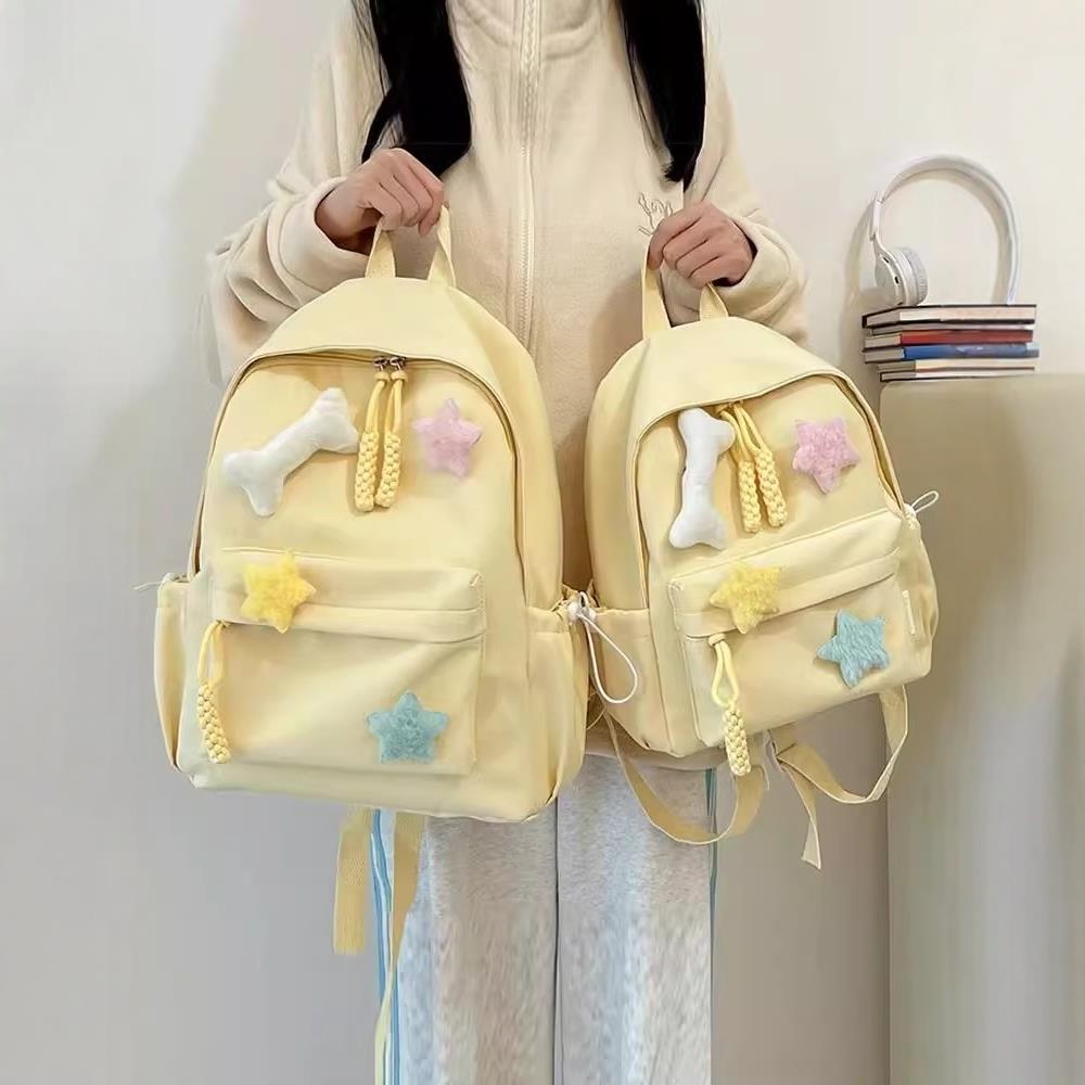 书包女生ins风小众双肩包学生设计感迷你轻便百搭小型旅行背包