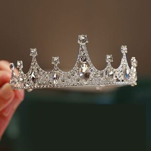 儿童演出皇冠头饰2026年新款生日女童公主发夹发饰小女孩发箍王冠