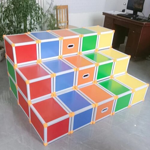 多功能六面体积木凳储物凳舞美
