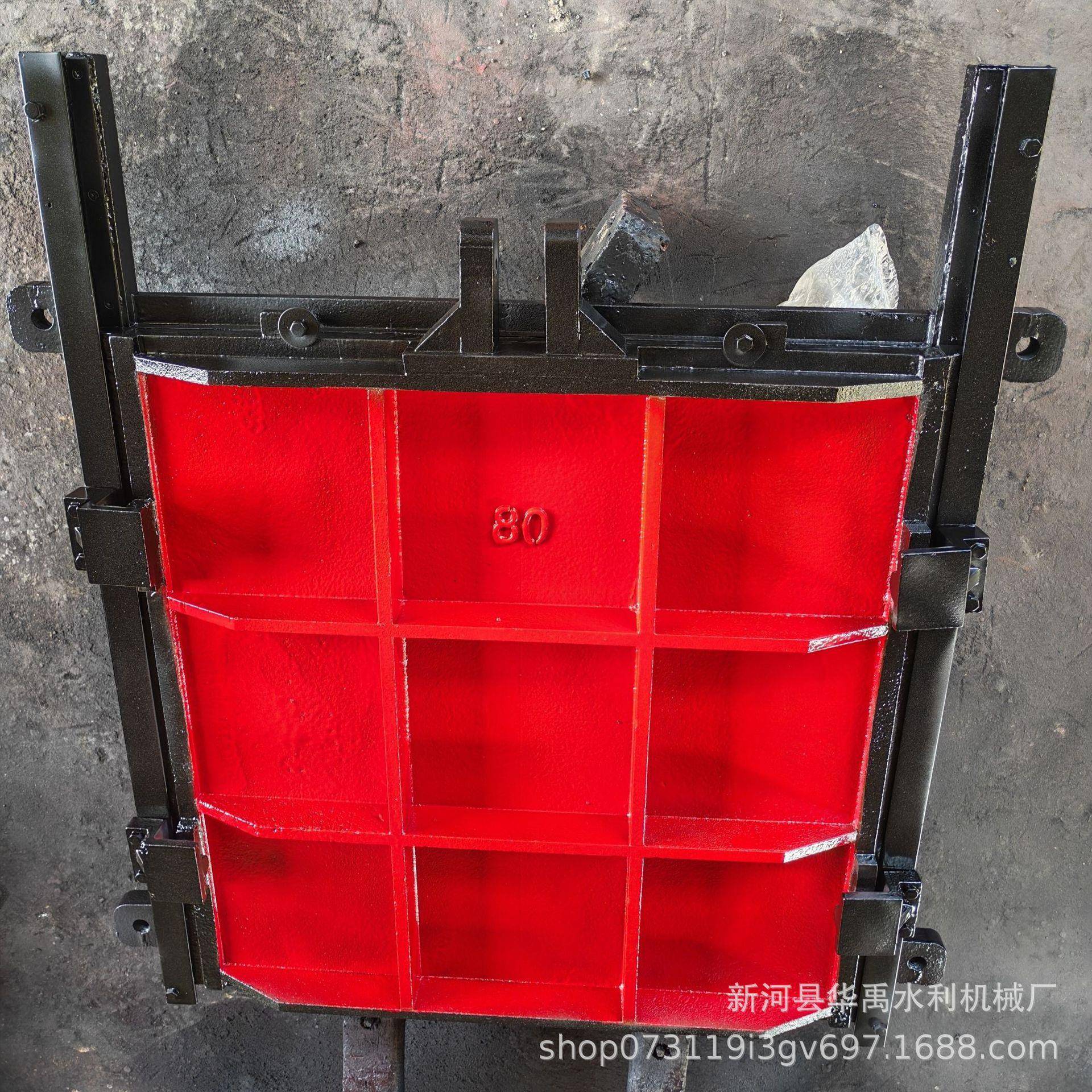 铸铁方闸门圆形方形铸铁闸门方圆形铸铁镶铜闸门双向止水闸门