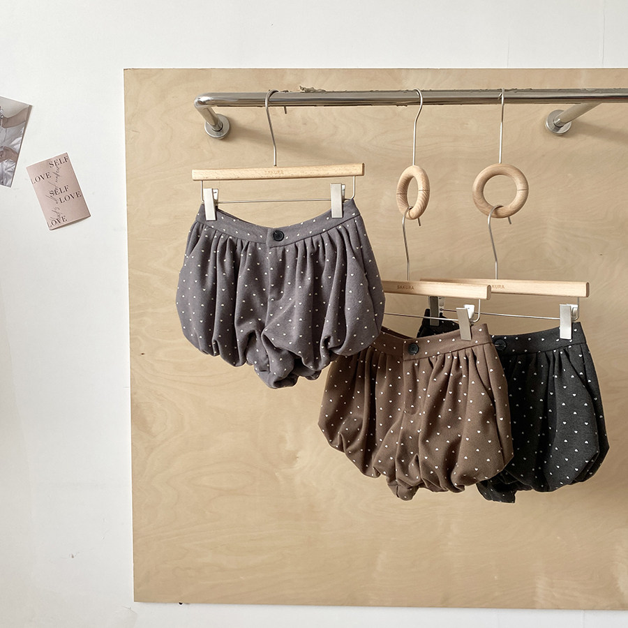 甜美风圆点花苞短裤女秋冬毛呢低腰复古休闲裤冬季新款阔腿短裙裤,女装/女士精品,休闲裤,淘宝优惠券,粉丝福利购,淘宝优惠卷