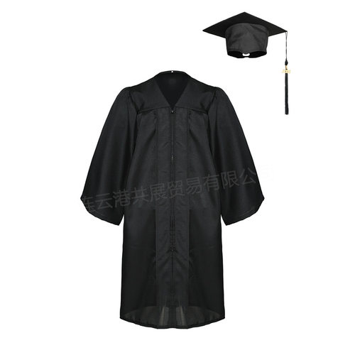 新款欧美高中校服袍学士服毕业学